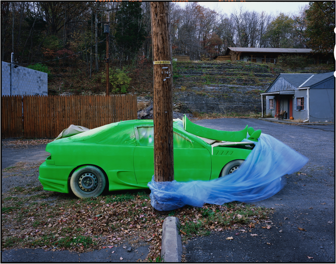 Painted car, upstate New York, 2005