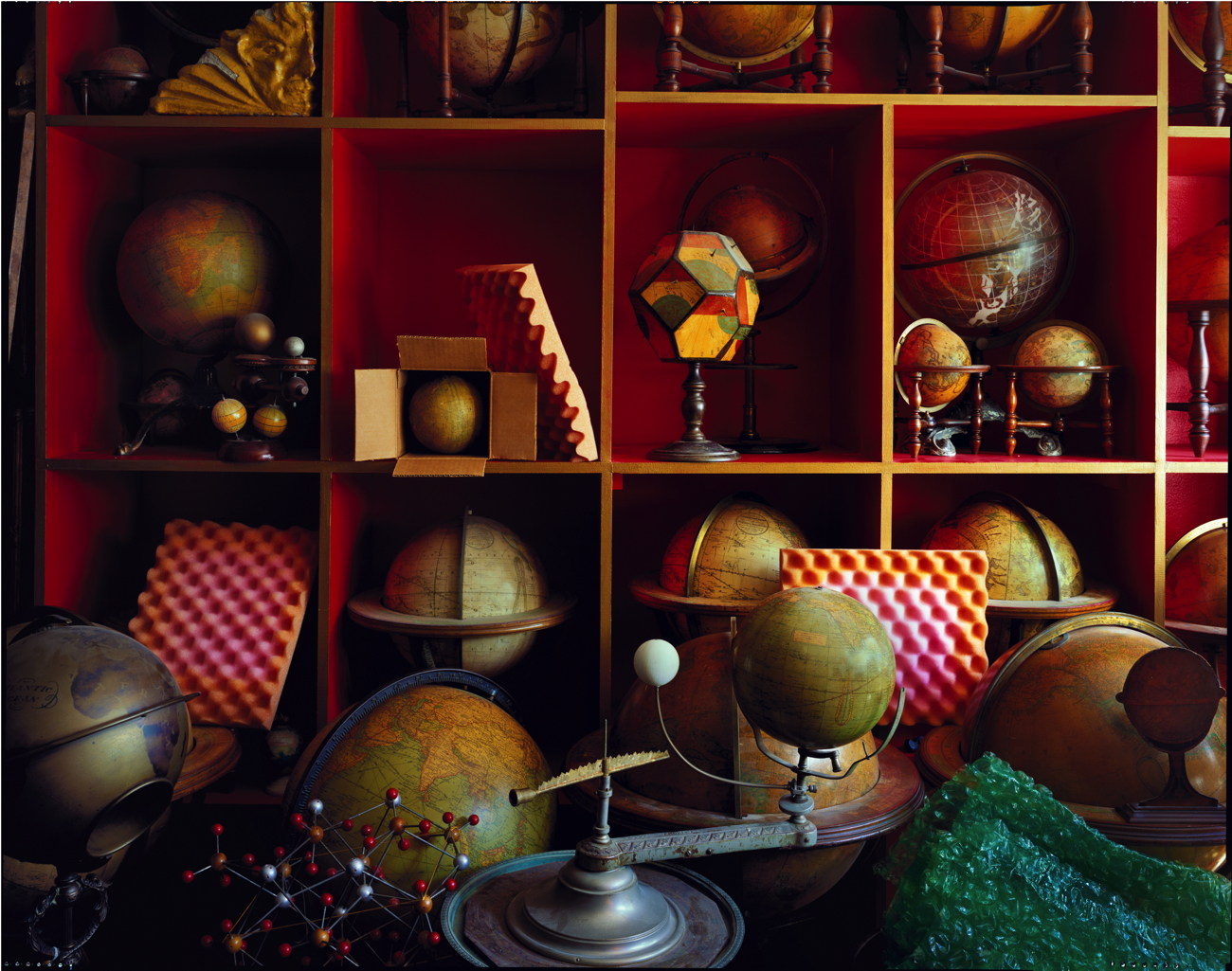 George Glazer's living room, New York City, 2010