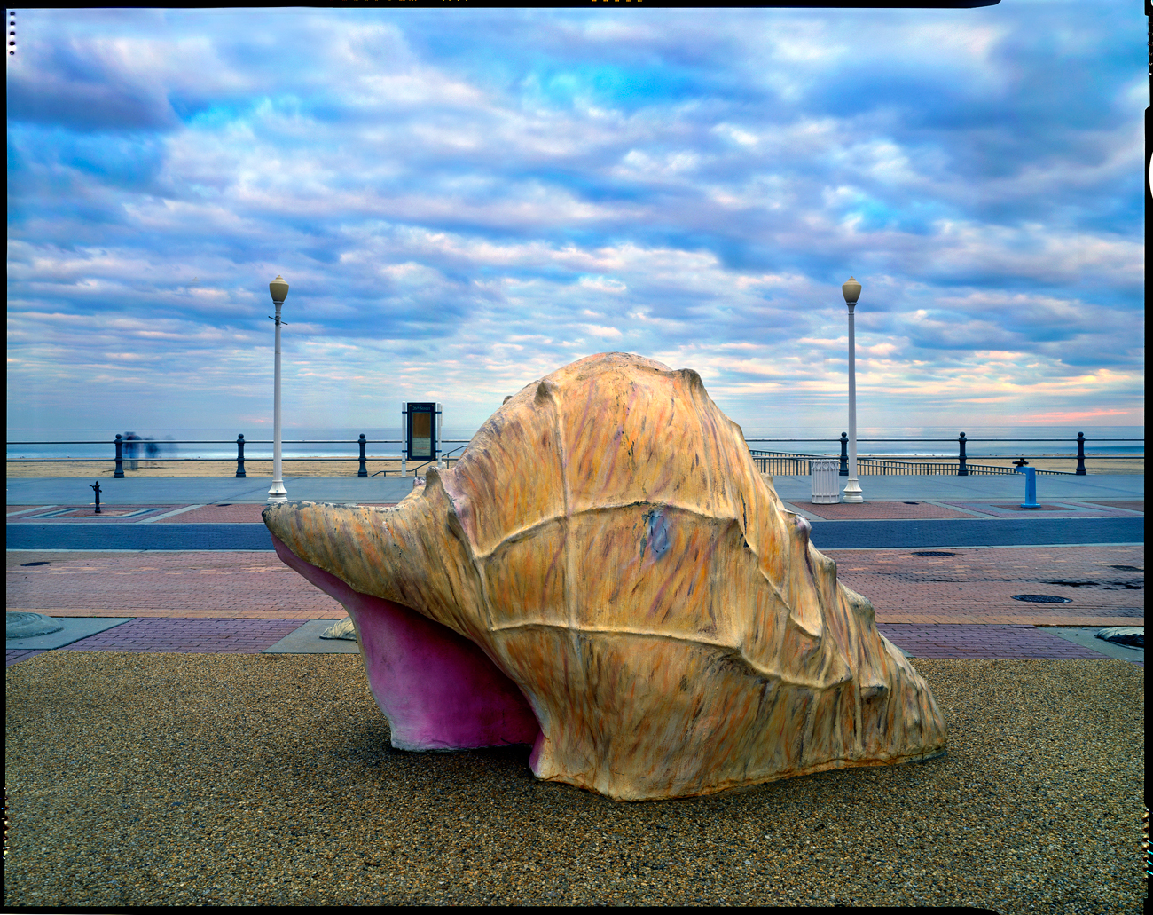Concrete conch shell, Virginia Beach, Virginia, 2004