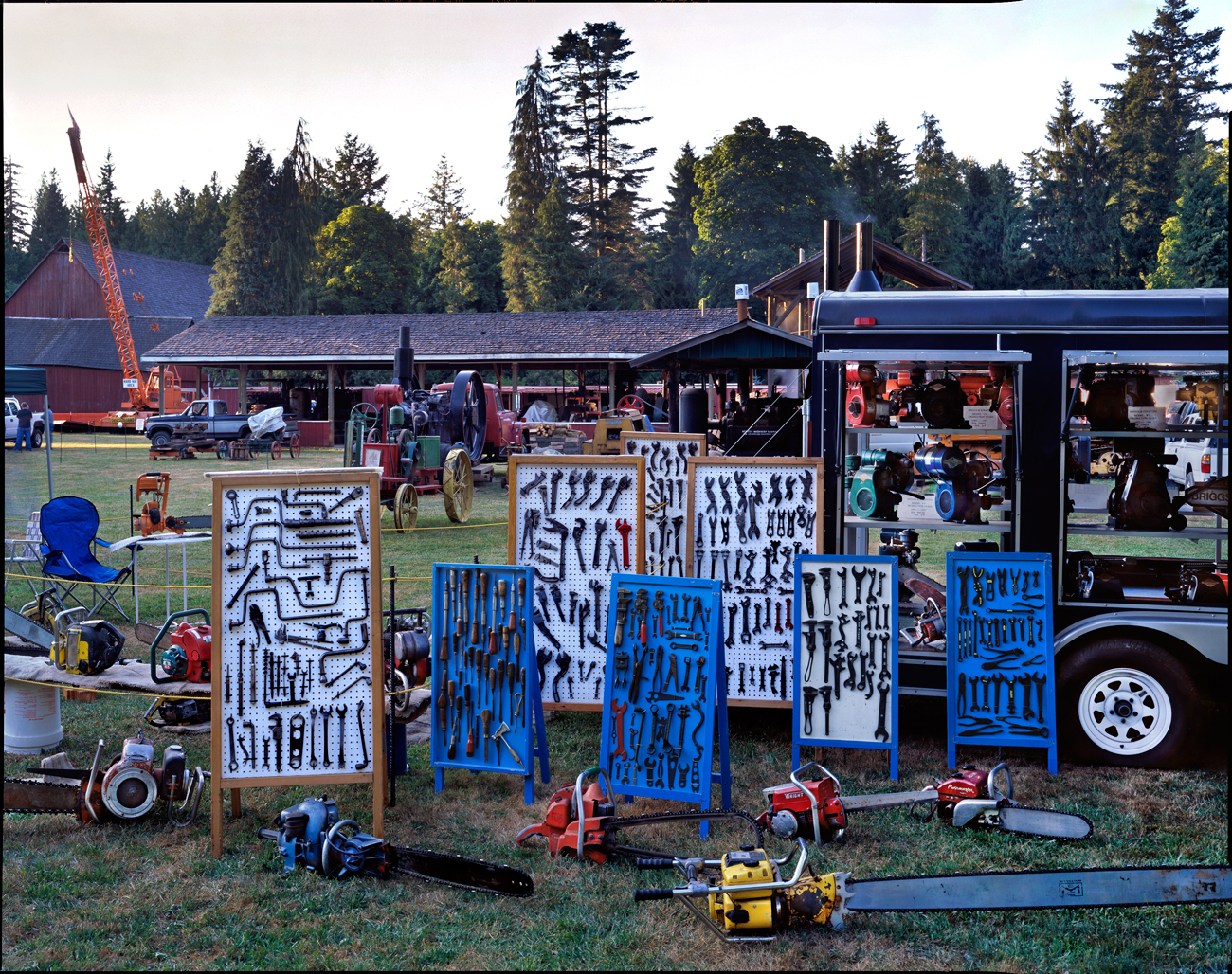 Antique farm equipment fair, Lynden, Washington, 2004
