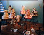 Sample wedding cakes, New York City, 2012
