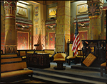 Egyptian Room, Philadelphia Masonic Lodge, Philadelphia, Pennsylvania, 2017
